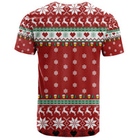 Funny Reindeer Reinbeer Christmas T Shirt Xmas Holiday Patterns - Wonder Print Shop