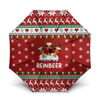 Funny Reindeer Reinbeer Christmas Umbrella Xmas Holiday Patterns - Wonder Print Shop