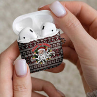 Funny Santa Claus Release The Kringle Christmas AirPods Case Xmas Holiday Patterns - Wonder Print Shop