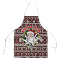 Funny Santa Claus Release The Kringle Christmas Apron Xmas Holiday Patterns - Wonder Print Shop