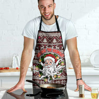 Funny Santa Claus Release The Kringle Christmas Apron Xmas Holiday Patterns - Wonder Print Shop