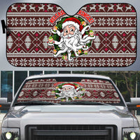 Funny Santa Claus Release The Kringle Christmas Auto Sun Shade Xmas Holiday Patterns - Wonder Print Shop