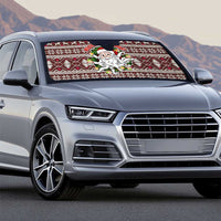 Funny Santa Claus Release The Kringle Christmas Auto Sun Shade Xmas Holiday Patterns - Wonder Print Shop