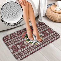 Funny Santa Claus Release The Kringle Christmas Bathroom Set Xmas Holiday Patterns - Wonder Print Shop