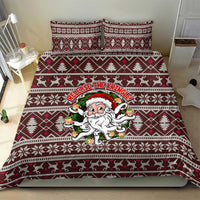 Funny Santa Claus Release The Kringle Christmas Bedding Set Xmas Holiday Patterns - Wonder Print Shop