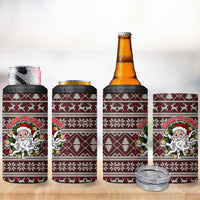 Funny Santa Claus Release The Kringle Christmas 4 in 1 Can Cooler Tumbler Xmas Holiday Patterns - Wonder Print Shop
