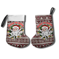 Funny Santa Claus Release The Kringle Christmas Stocking Xmas Holiday Patterns - Wonder Print Shop
