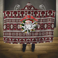 Funny Santa Claus Release The Kringle Christmas Hooded Blanket Xmas Holiday Patterns - Wonder Print Shop