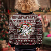Funny Santa Claus Release The Kringle Christmas Kid Ugly Christmas Sweater Xmas Holiday Patterns - Wonder Print Shop