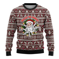 Funny Santa Claus Release The Kringle Christmas Ugly Christmas Sweater Xmas Holiday Patterns - Wonder Print Shop