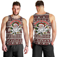 Funny Santa Claus Release The Kringle Christmas Men Tank Top Xmas Holiday Patterns - Wonder Print Shop