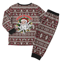 Funny Santa Claus Release The Kringle Christmas Pajama Set Xmas Holiday Patterns - Wonder Print Shop