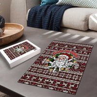 Funny Santa Claus Release The Kringle Christmas Puzzle Xmas Holiday Patterns - Wonder Print Shop