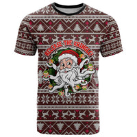 Funny Santa Claus Release The Kringle Christmas T Shirt Xmas Holiday Patterns - Wonder Print Shop