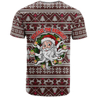 Funny Santa Claus Release The Kringle Christmas T Shirt Xmas Holiday Patterns - Wonder Print Shop