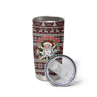 Funny Santa Claus Release The Kringle Christmas Tumbler Cup Xmas Holiday Patterns - Wonder Print Shop