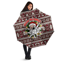 Funny Santa Claus Release The Kringle Christmas Umbrella Xmas Holiday Patterns - Wonder Print Shop