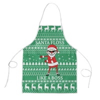 Funny Santa Claus Christmas Apron Xmas Holiday Patterns - Wonder Print Shop