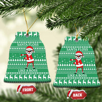 Funny Santa Claus Christmas Ceramic Ornament Xmas Holiday Patterns - Wonder Print Shop