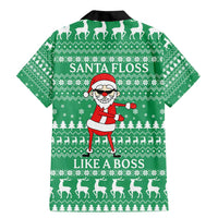 Funny Santa Claus Christmas Family Matching Mermaid Dress and Hawaiian Shirt Xmas Holiday Patterns - Wonder Print Shop