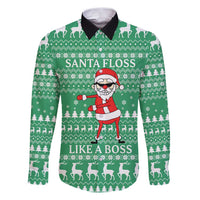 Funny Santa Claus Christmas Family Matching Puletasi and Hawaiian Shirt Xmas Holiday Patterns - Wonder Print Shop