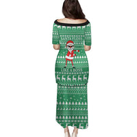 Funny Santa Claus Christmas Family Matching Puletasi and Hawaiian Shirt Xmas Holiday Patterns - Wonder Print Shop