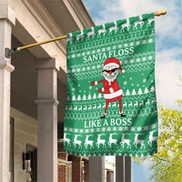 Funny Santa Claus Christmas Garden Flag Xmas Holiday Patterns - Wonder Print Shop