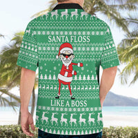 Funny Santa Claus Christmas Hawaiian Shirt Xmas Holiday Patterns - Wonder Print Shop