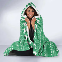 Funny Santa Claus Christmas Hooded Blanket Xmas Holiday Patterns - Wonder Print Shop