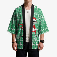 Funny Santa Claus Christmas Kimono Xmas Holiday Patterns - Wonder Print Shop