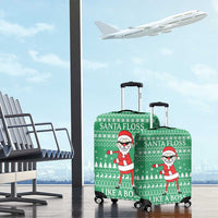 Funny Santa Claus Christmas Luggage Cover Xmas Holiday Patterns - Wonder Print Shop