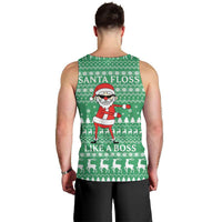 Funny Santa Claus Christmas Men Tank Top Xmas Holiday Patterns - Wonder Print Shop
