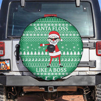 Funny Santa Claus Christmas Spare Tire Cover Xmas Holiday Patterns - Wonder Print Shop