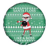 Funny Santa Claus Christmas Spare Tire Cover Xmas Holiday Patterns - Wonder Print Shop