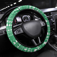 Funny Santa Claus Christmas Steering Wheel Cover Xmas Holiday Patterns - Wonder Print Shop
