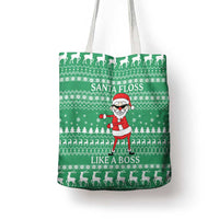 Funny Santa Claus Christmas Tote Bag Xmas Holiday Patterns - Wonder Print Shop