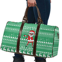 Funny Santa Claus Christmas Travel Bag Xmas Holiday Patterns - Wonder Print Shop