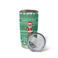 Funny Santa Claus Christmas Tumbler Cup Xmas Holiday Patterns - Wonder Print Shop