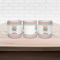 Funny Santa Music Is For Everyone Christmas Ceramic Mug Xmas Holiday Patterns - Wonder Print Shop