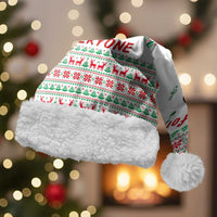 Funny Santa Music Is For Everyone Christmas Santa Hat Xmas Holiday Patterns - Wonder Print Shop
