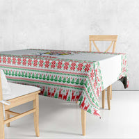 Funny Santa Music Is For Everyone Christmas Tablecloth Xmas Holiday Patterns - Wonder Print Shop