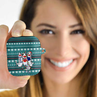 Funny Shark Christmas AirPods Case Xmas Holiday Patterns - Wonder Print Shop