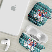 Funny Shark Christmas AirPods Case Xmas Holiday Patterns - Wonder Print Shop