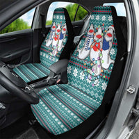 Funny Shark Christmas Car Seat Cover Xmas Holiday Patterns - Wonder Print Shop