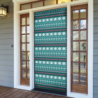 Funny Shark Christmas Door Cover Xmas Holiday Patterns - Wonder Print Shop