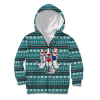 Funny Shark Christmas Kid Hoodie Xmas Holiday Patterns - Wonder Print Shop