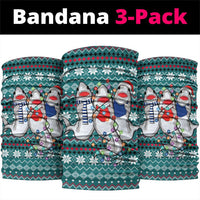 Funny Shark Christmas Neck Gaiter Xmas Holiday Patterns - Wonder Print Shop