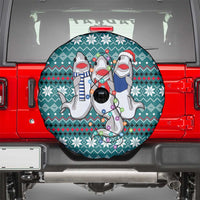 Funny Shark Christmas Spare Tire Cover Xmas Holiday Patterns - Wonder Print Shop