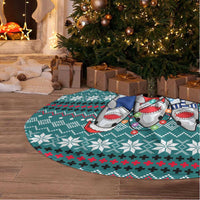 Funny Shark Christmas Tree Skirt Xmas Holiday Patterns - Wonder Print Shop