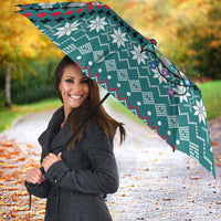 Funny Shark Christmas Umbrella Xmas Holiday Patterns - Wonder Print Shop